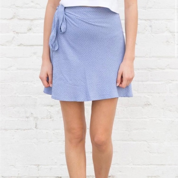 Brandy Melville Dresses & Skirts - Brandy Melville Light Blue Mini Skirt